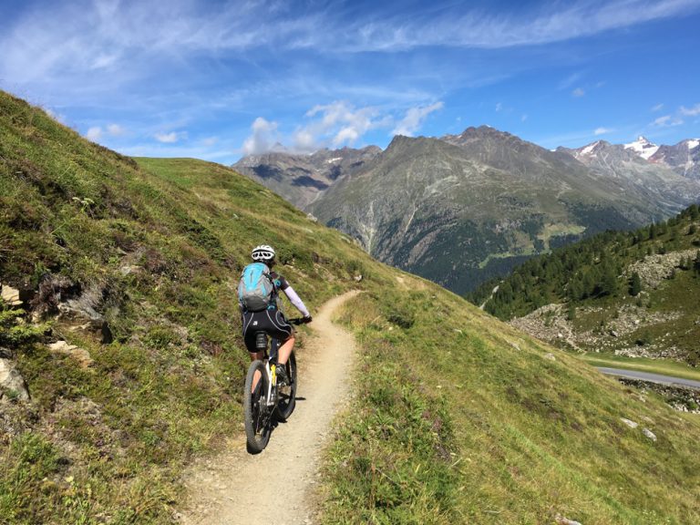 Panorama’s en single-trails boven Sölden