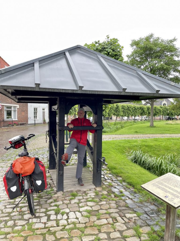 Een winderige droge regendag