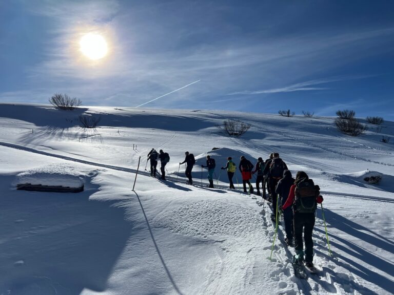 Tiefschnee op de Seiseralm